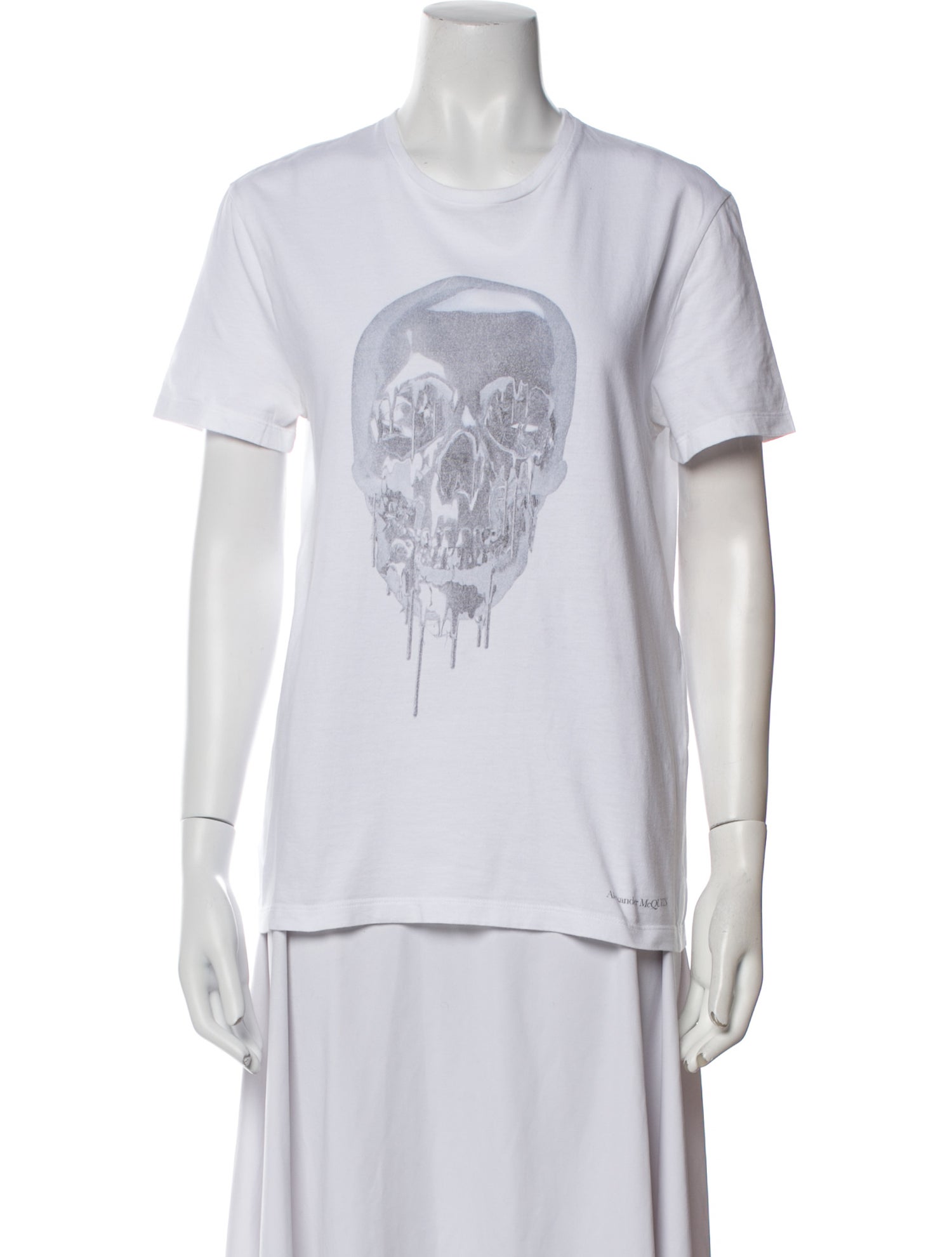 Alexander McQueen Graphic Print Crew Neck T-Shirt