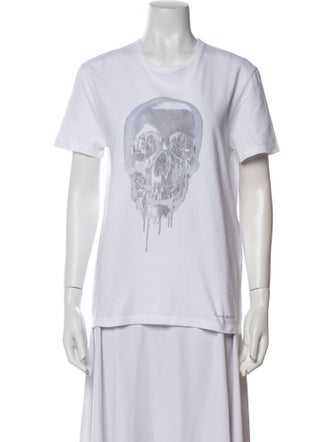 Alexander McQueen Graphic Print Crew Neck T-Shirt