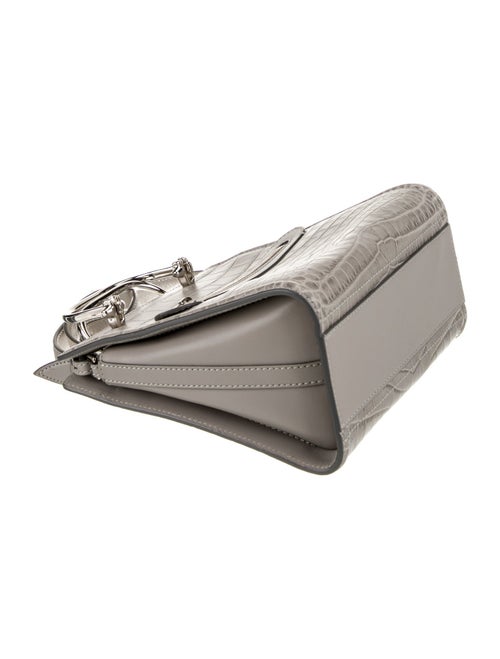 Alexander McQueen Embossed Leather Top Handle Bag