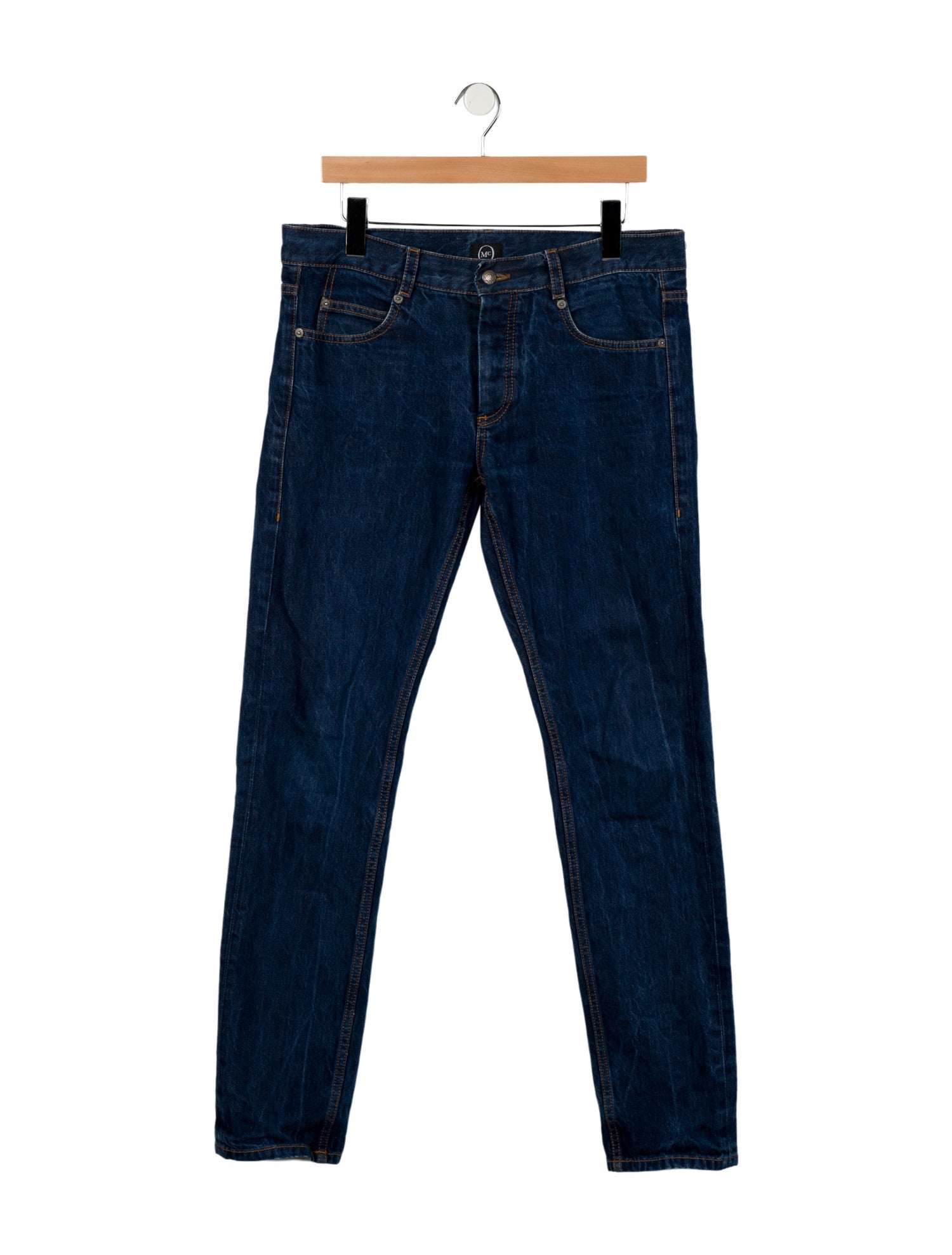 McQ Alexander McQueen Mid-Rise Straight Leg Jeans