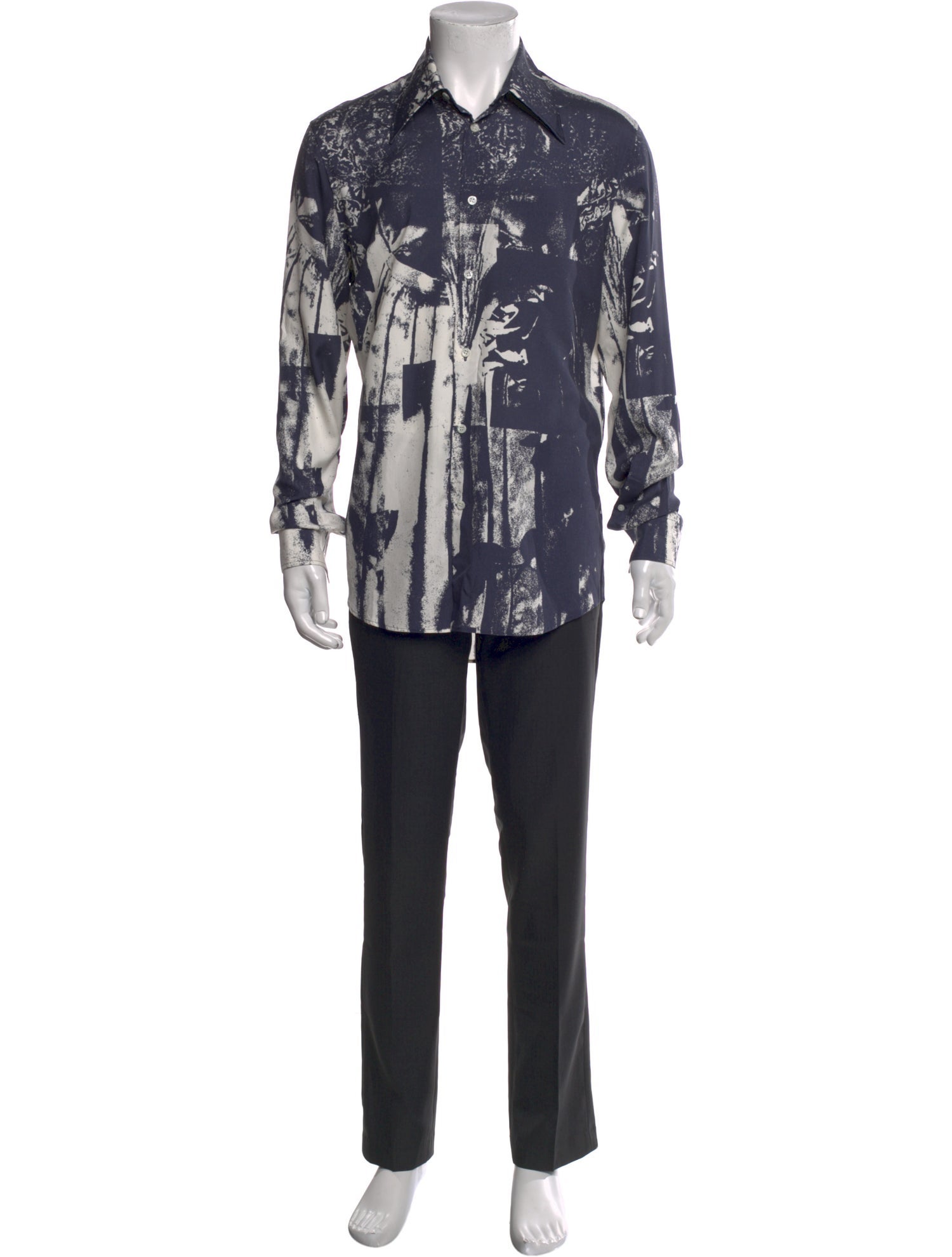 Alexander McQueen 2020 Silk Dress Shirt