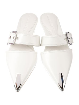 Alexander McQueen Leather Mules