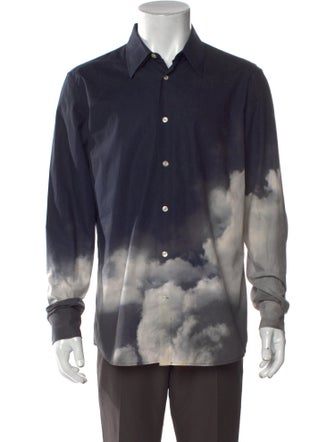 Alexander McQueen 2021 Printed Dress Shirt