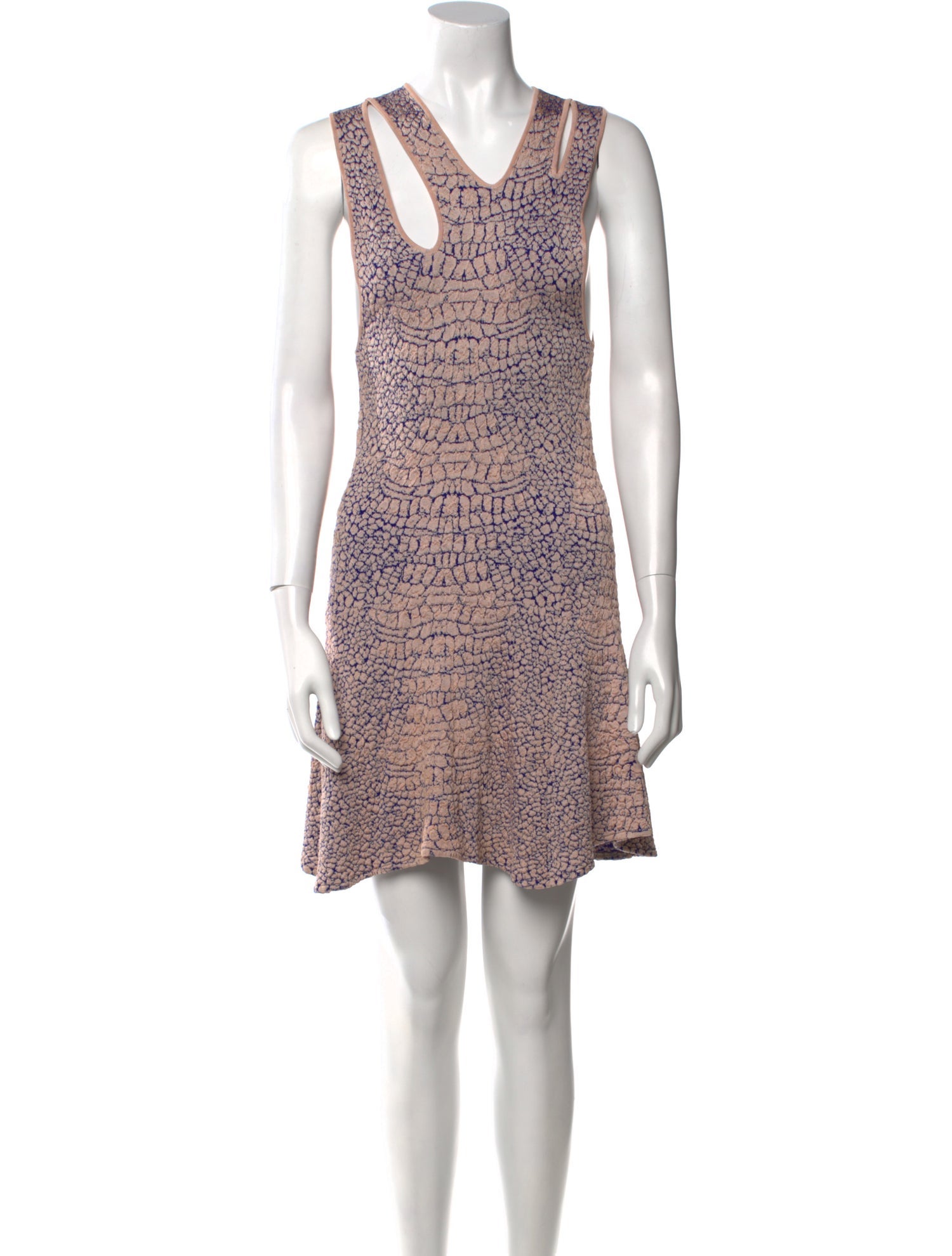 McQ Alexander McQueen Printed Mini Dress