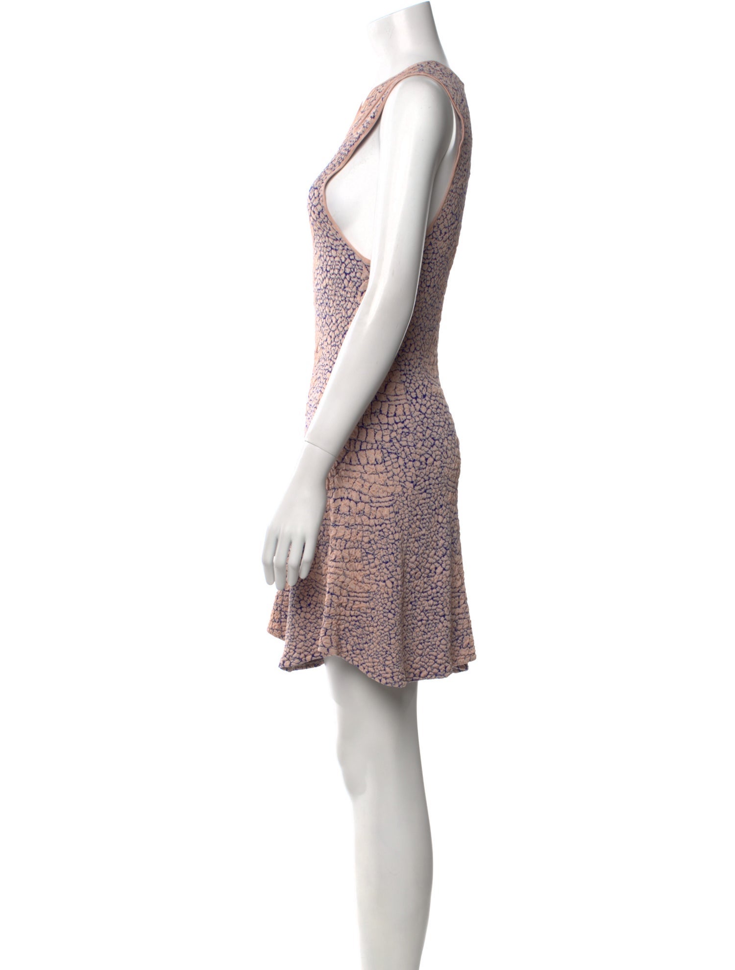 McQ Alexander McQueen Printed Mini Dress