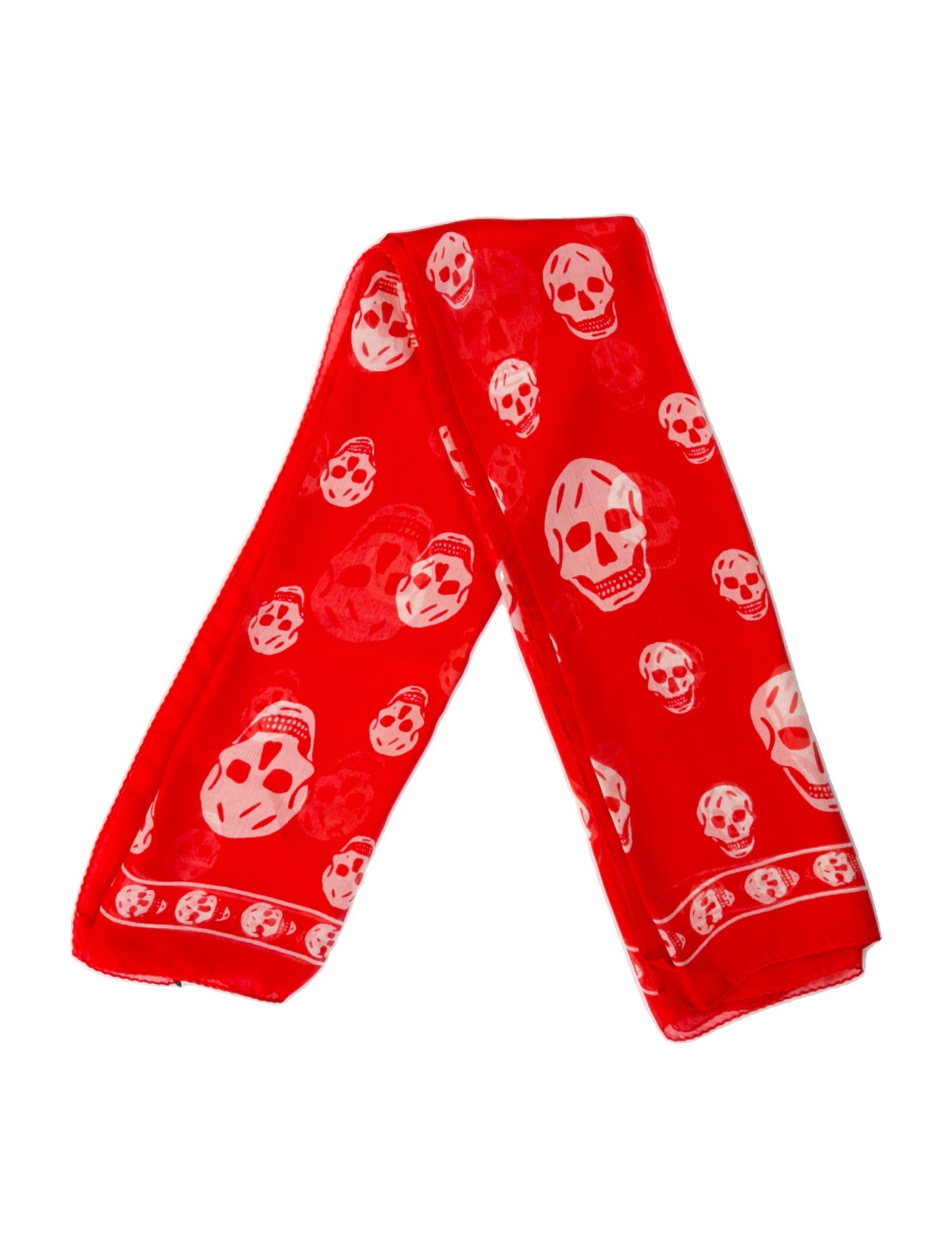 Alexander McQueen Silk Skull Scarf