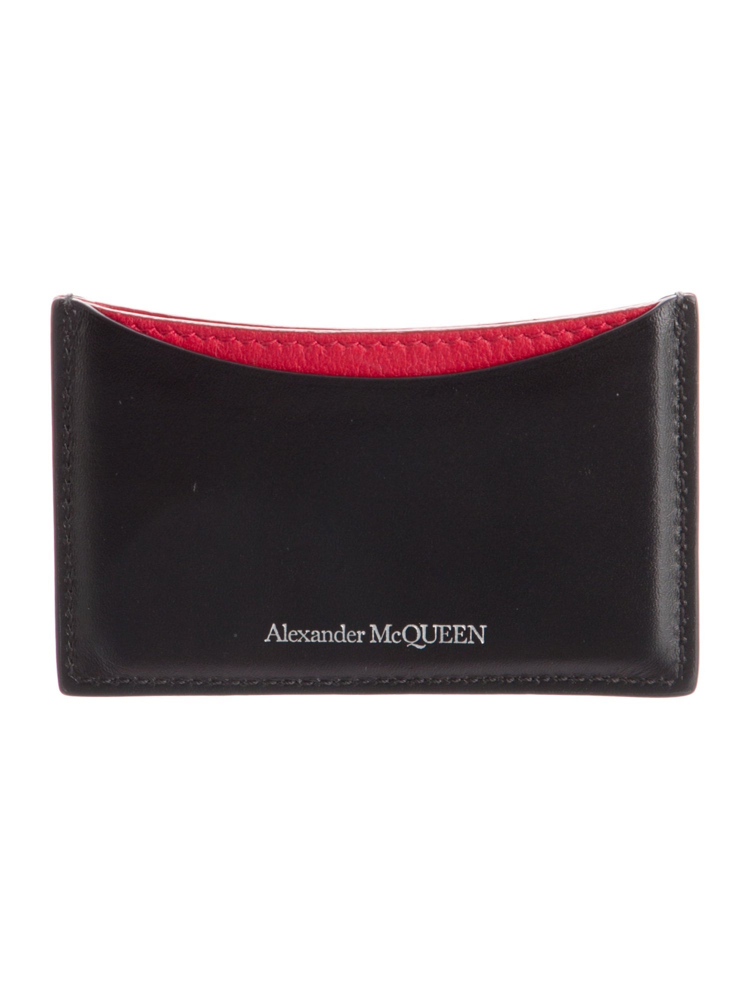 Alexander McQueen Leather Card Holder