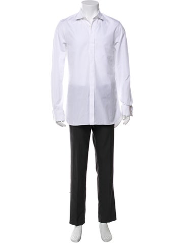 Alexander McQueen Dress Shirts Long Sleeve Tuxedo Shirt M