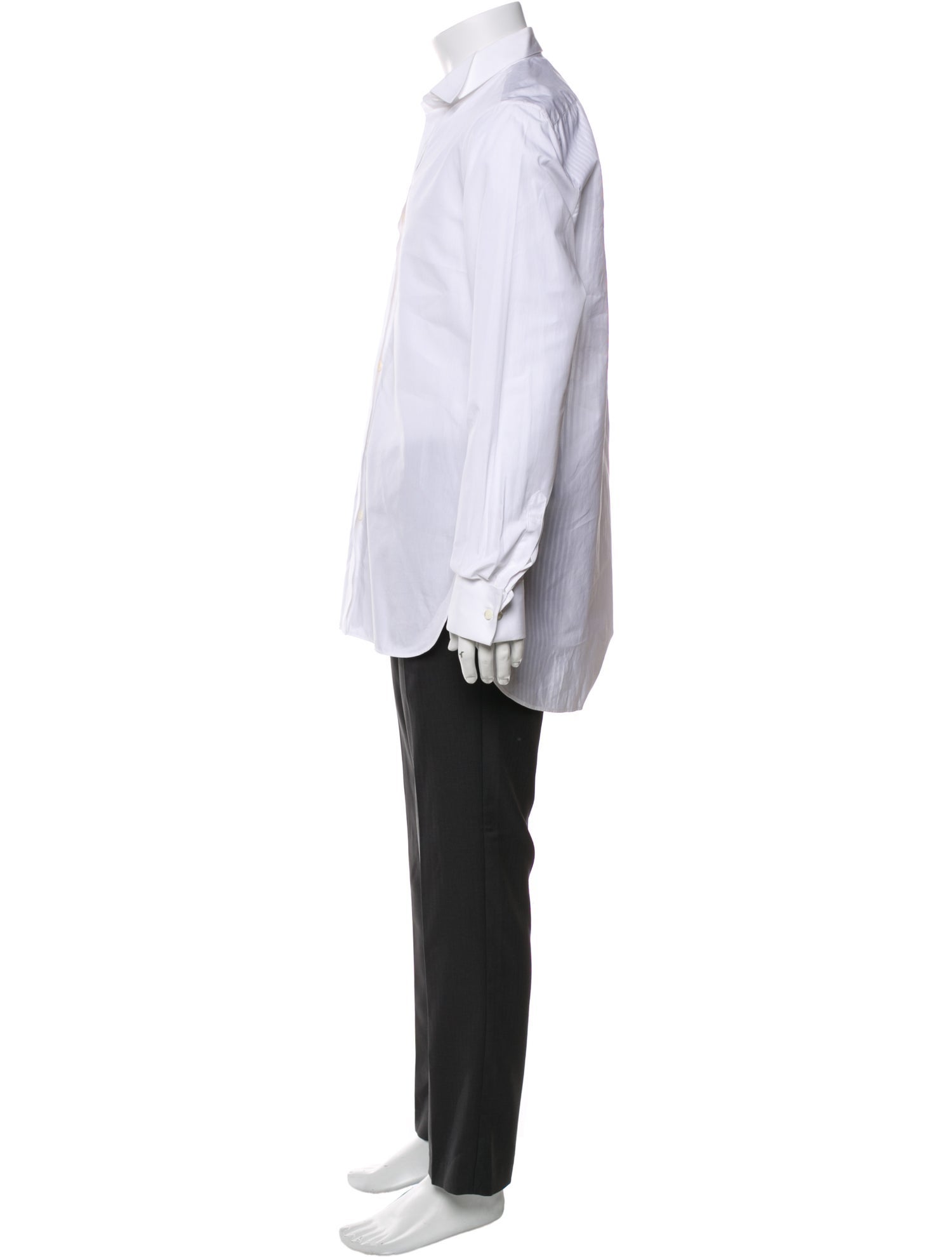 Alexander McQueen Long Sleeve Tuxedo Shirt