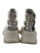 Alexander McQueen Leather Colorblock Pattern Sneakers