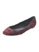 Alexander McQueen Leather Patterned Ballet Flats