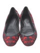 Alexander McQueen Leather Patterned Ballet Flats