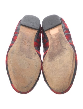 Alexander McQueen Leather Patterned Ballet Flats