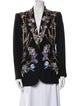 Alexander McQueen Floral Print Evening Jacket