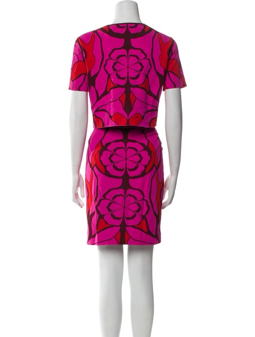 Alexander McQueen Printed Skirt Set