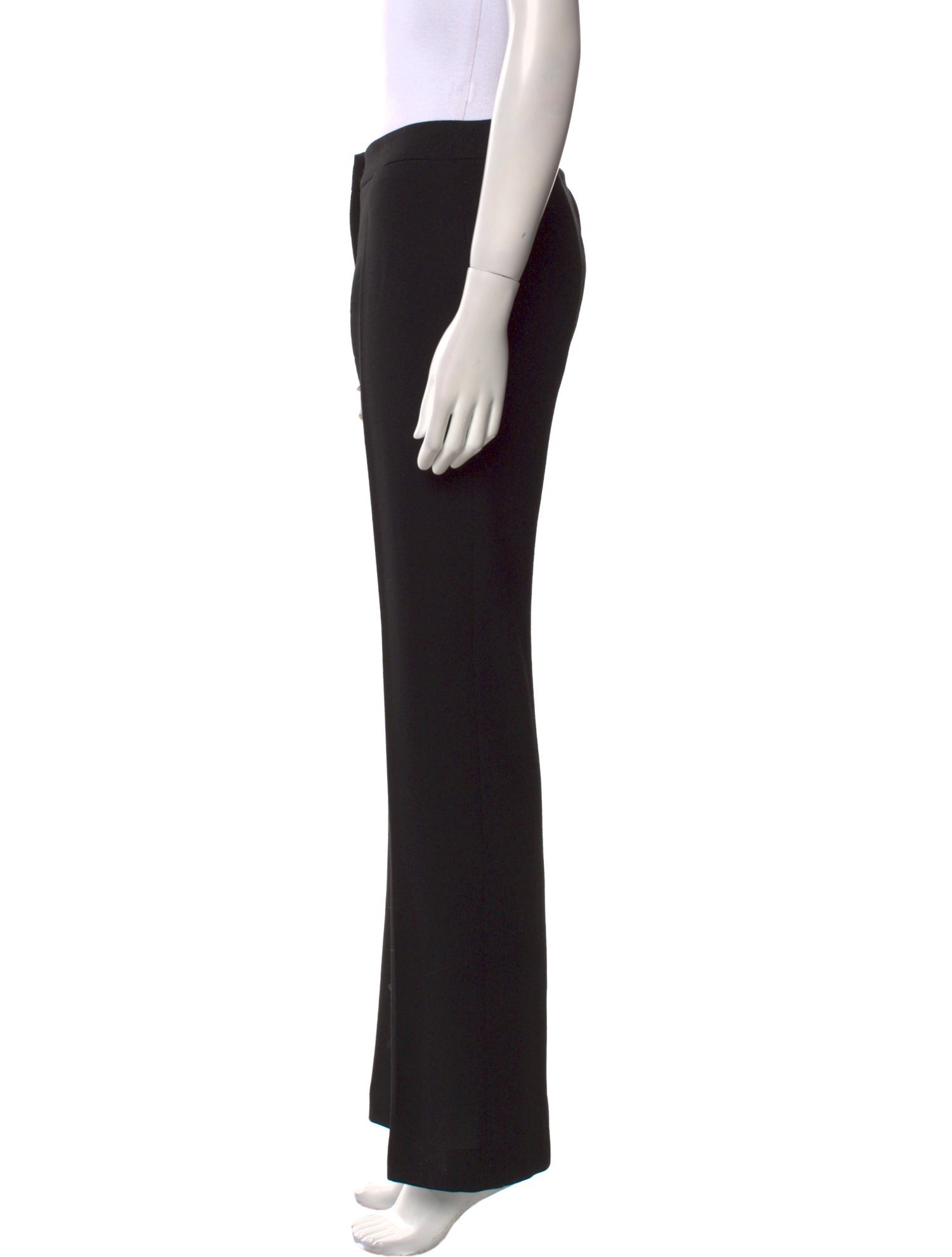 Alexander McQueen Wool Wide Leg Pants