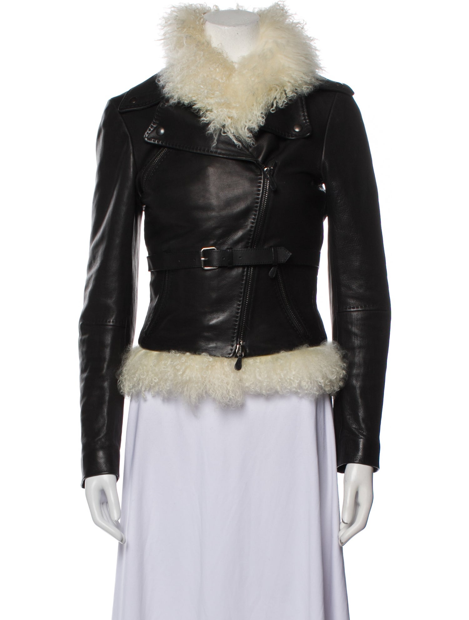 Alexander McQueen Leather Biker Jacket