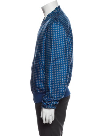 Alexander McQueen Wool Plaid Print Moto Jacket