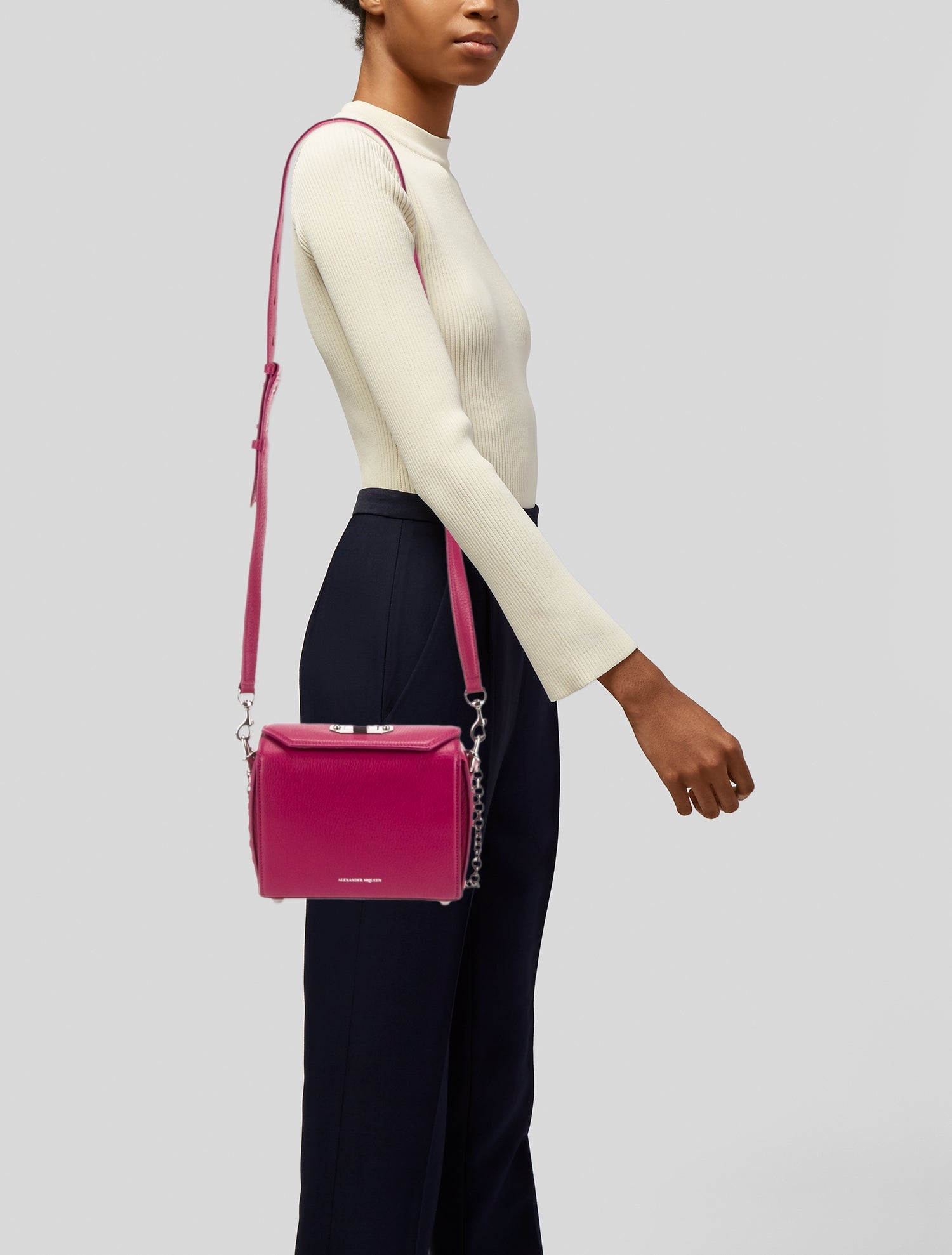 Alexander McQueen Leather Crossbody Bag