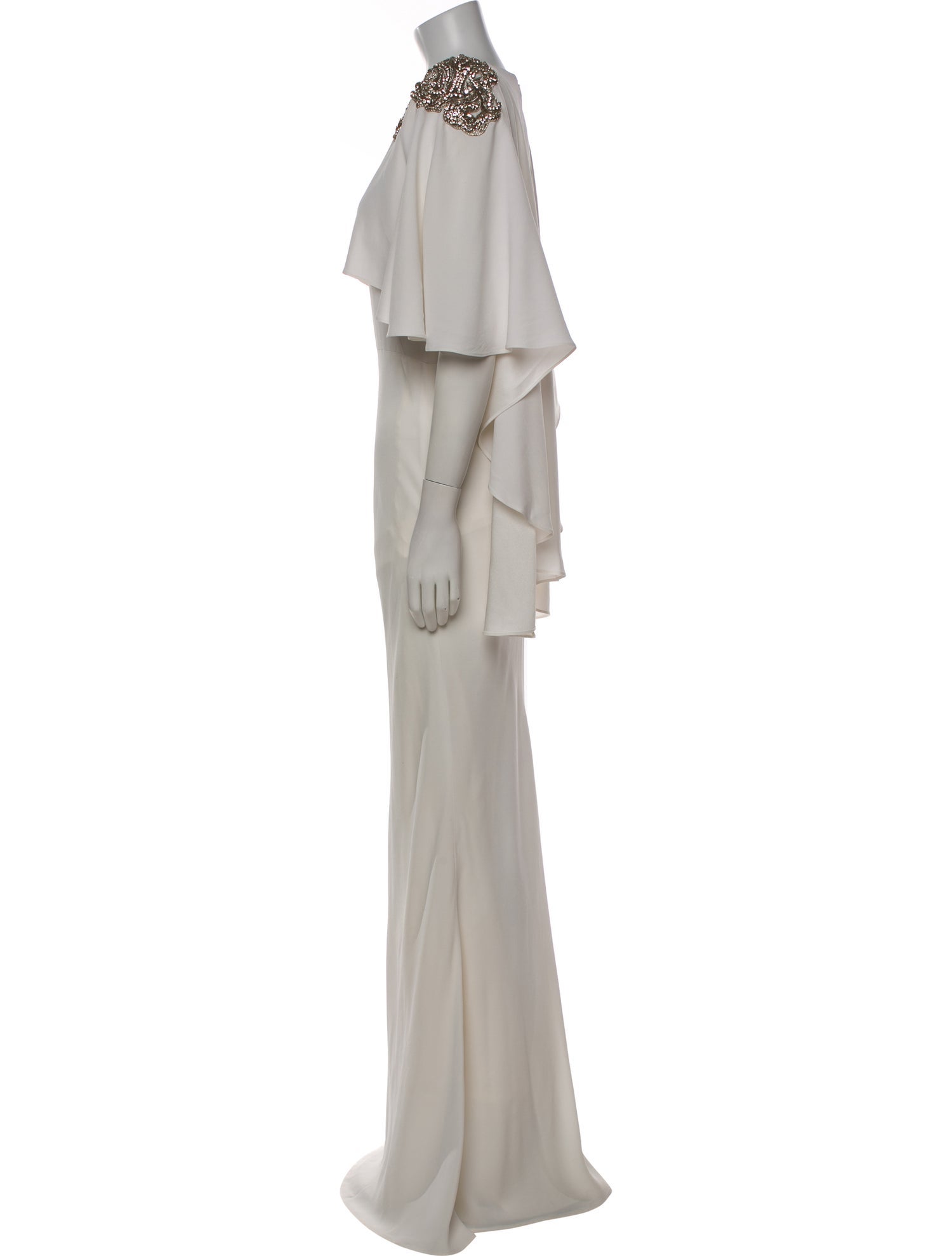 Alexander McQueen Crew Neck Long Dress