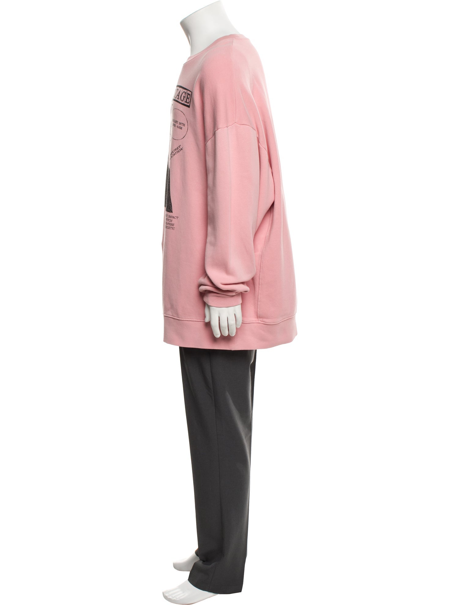 McQ Alexander McQueen Graphic Print Crew Neck Pullover