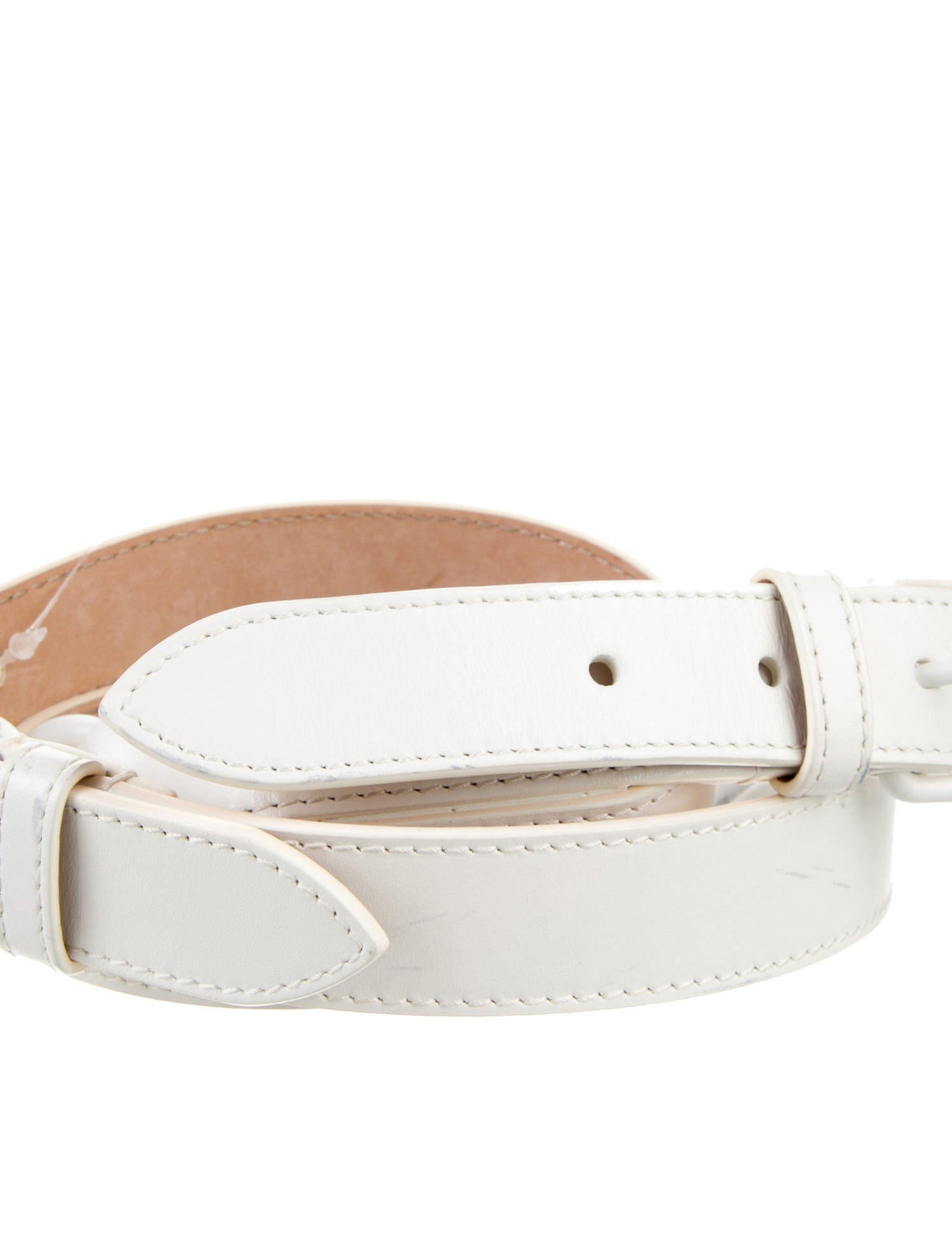 Alexander McQueen Skinny Leather Waist Belt