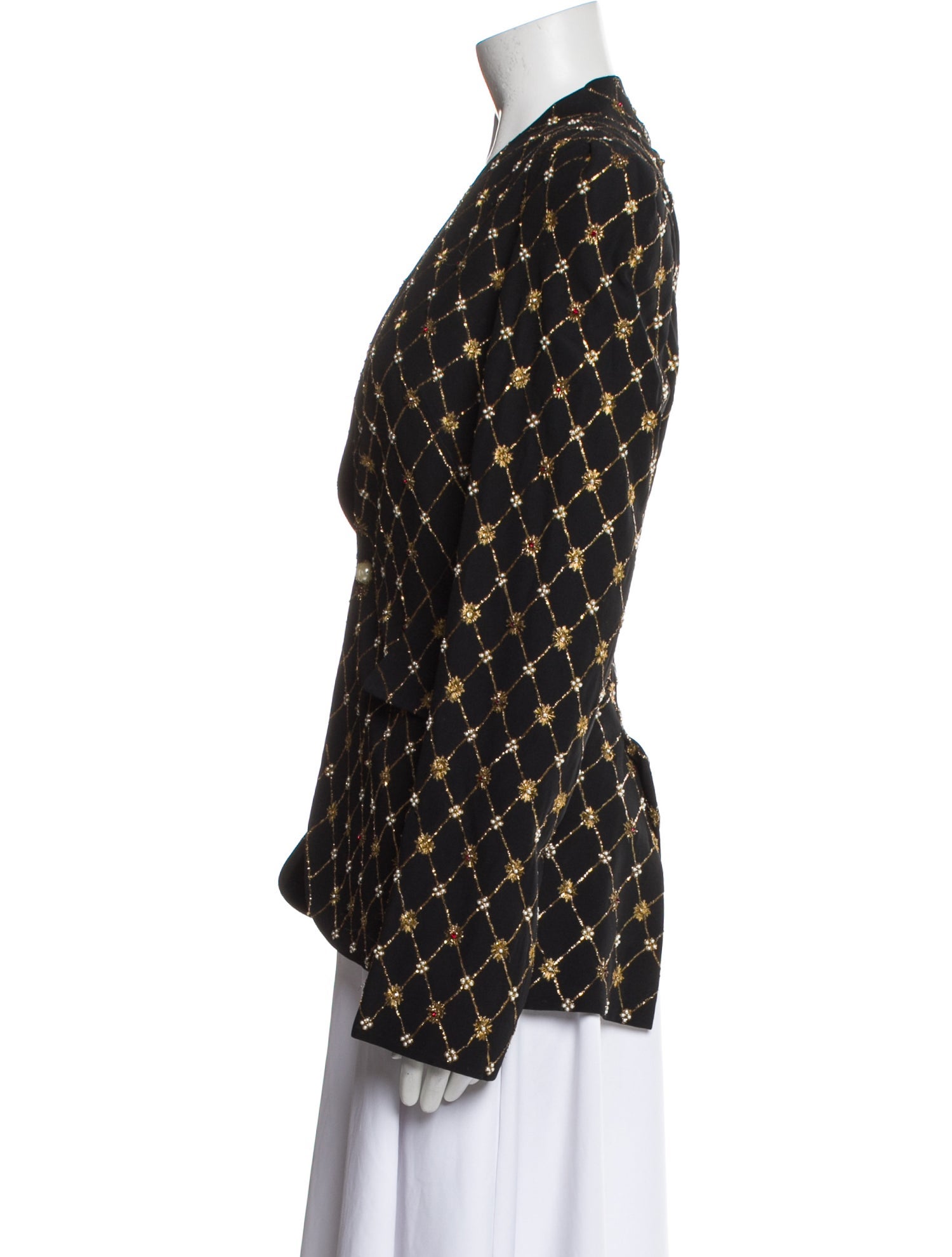 Alexander McQueen Printed Blazer