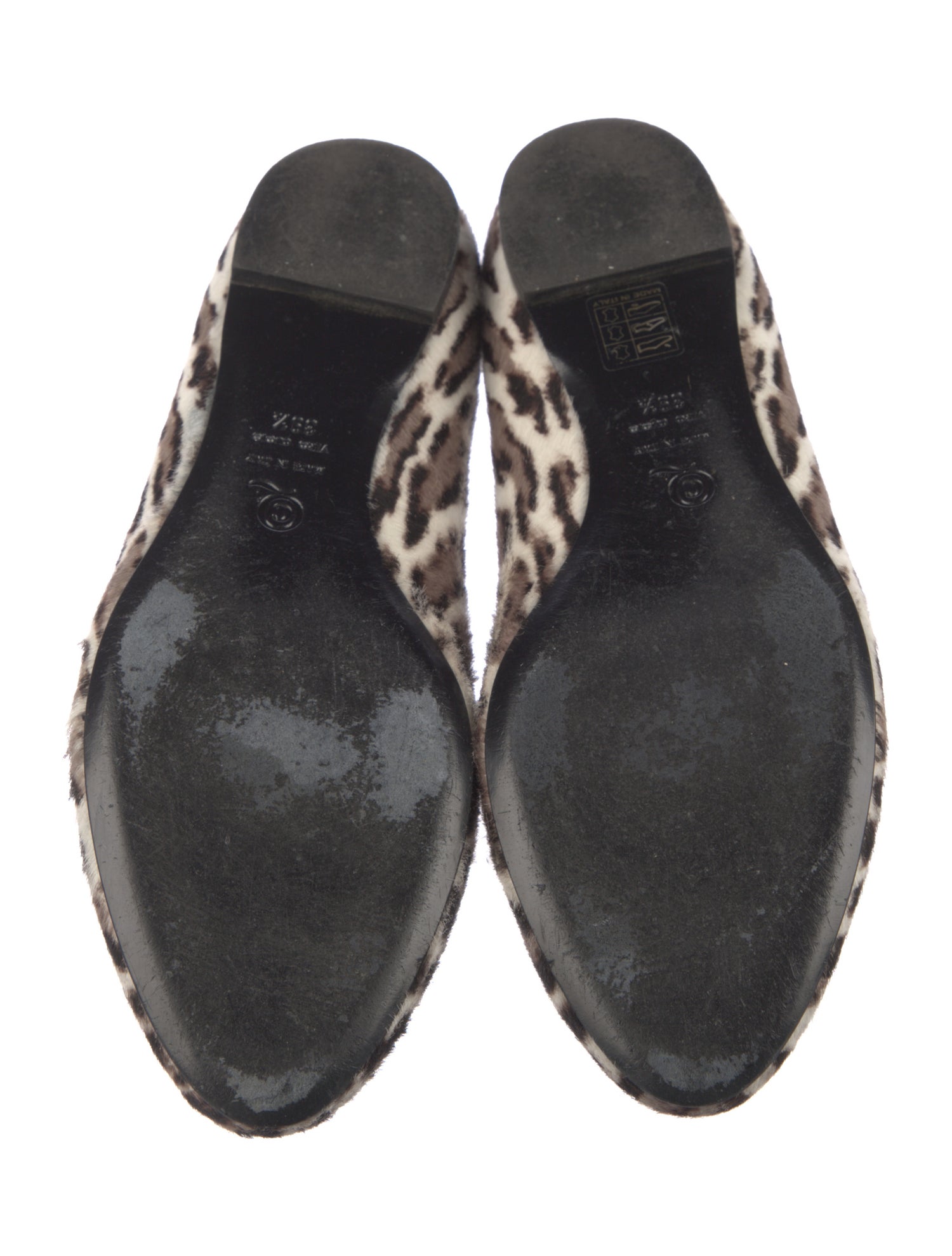 Alexander McQueen Ponyhair Animal Print Loafers