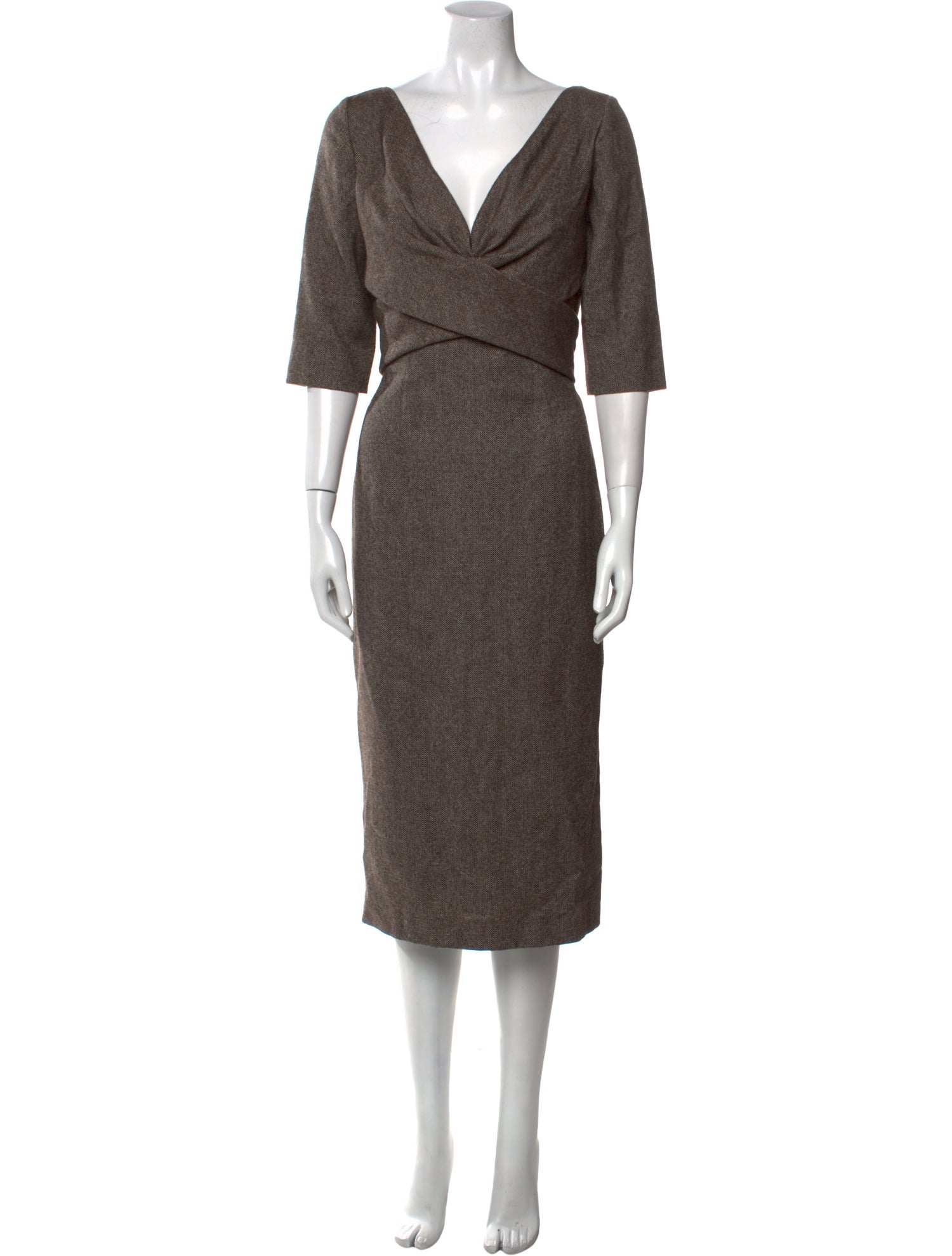 Alexander McQueen Vintage Midi Length Dress