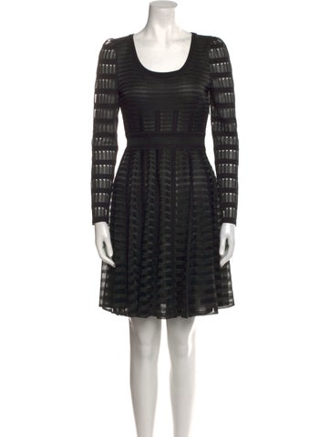 Alexander McQueen Dresses Striped Mini Dress S