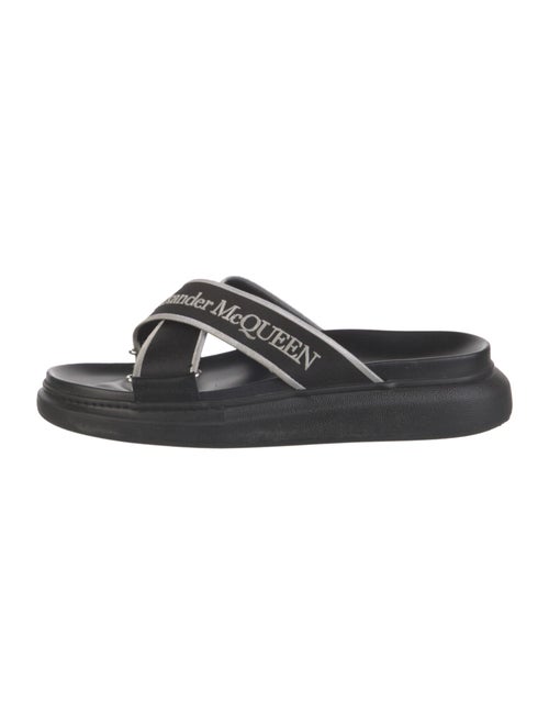 Alexander McQueen Canvas Printed Slides