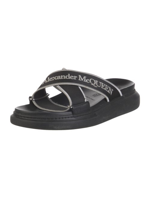 Alexander McQueen Canvas Printed Slides
