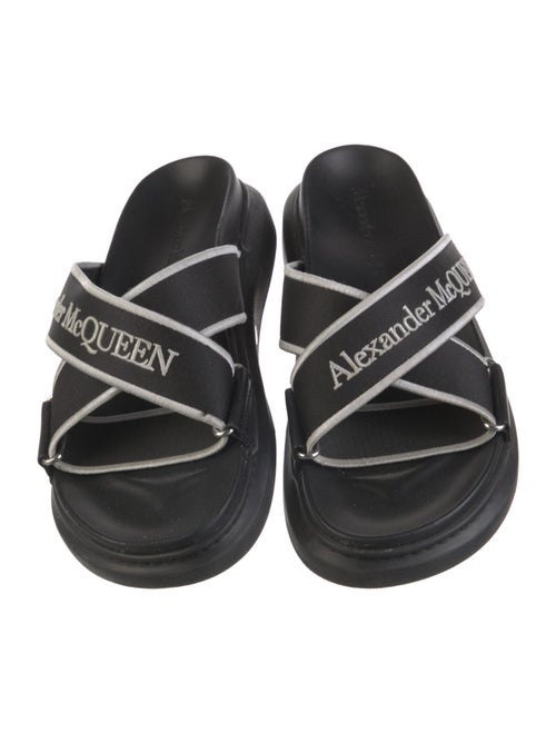 Alexander McQueen Canvas Printed Slides