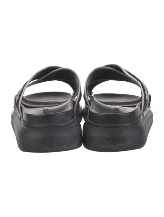 Alexander McQueen Canvas Printed Slides