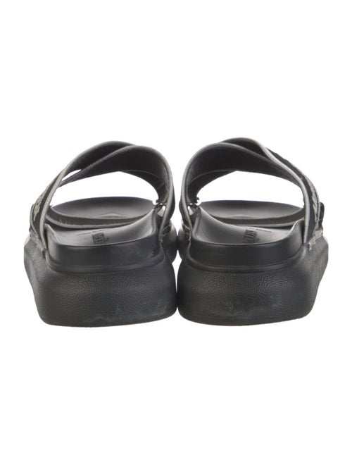 Alexander McQueen Canvas Printed Slides