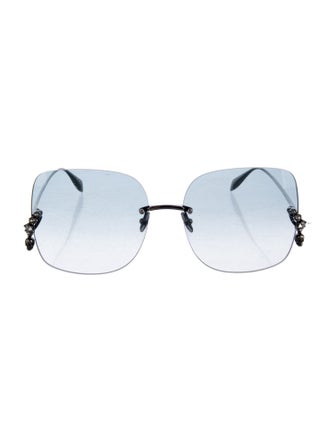Alexander McQueen Oversize Gradient Sunglasses