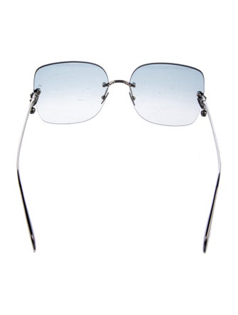 Alexander McQueen Oversize Gradient Sunglasses