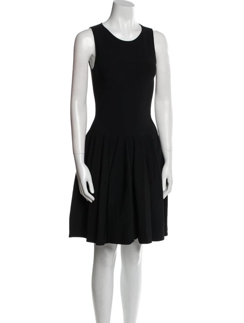 Alexander McQueen Scoop Neck Mini Dress