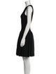 Alexander McQueen Scoop Neck Mini Dress