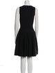 Alexander McQueen Scoop Neck Mini Dress