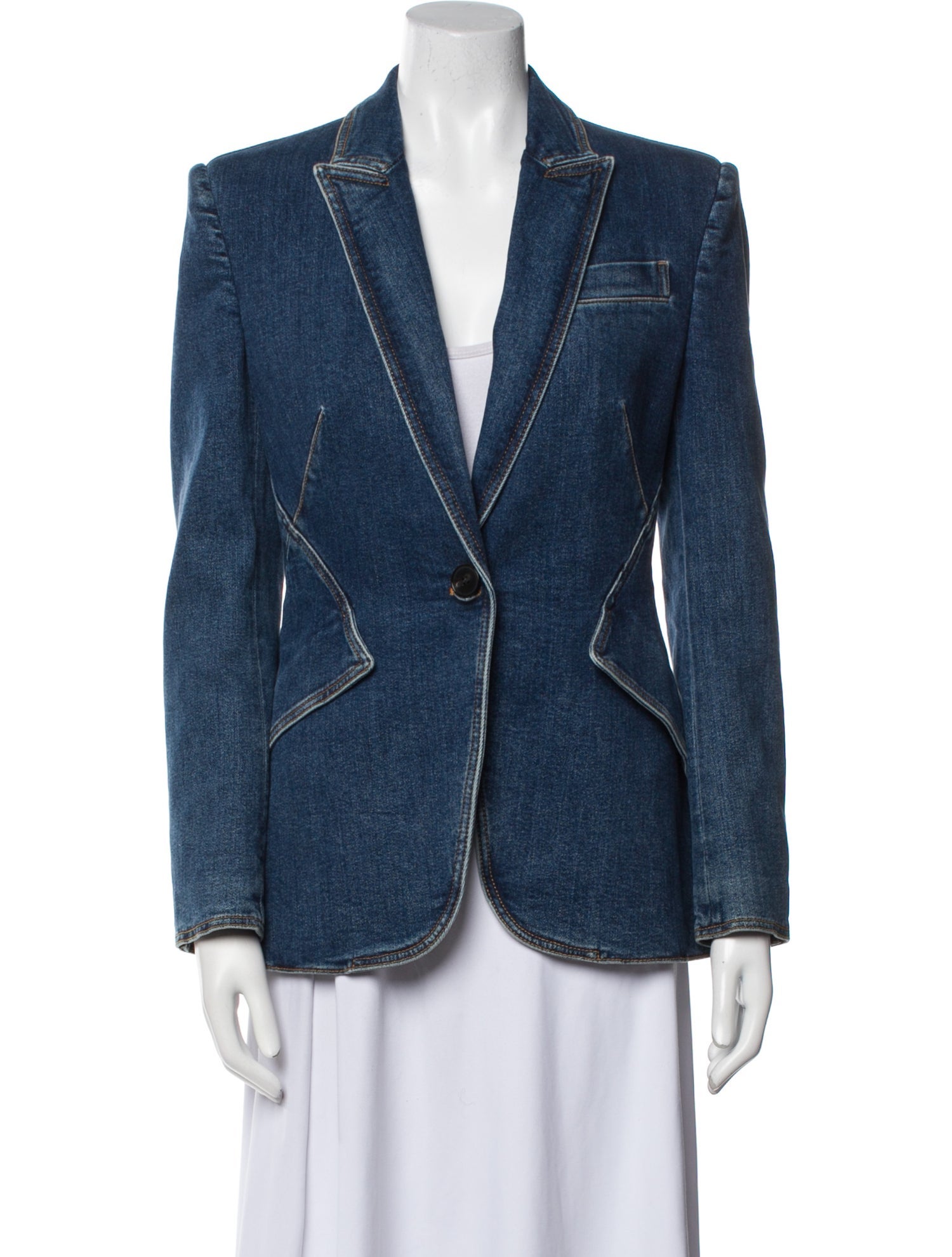 Alexander McQueen Denim Blazer
