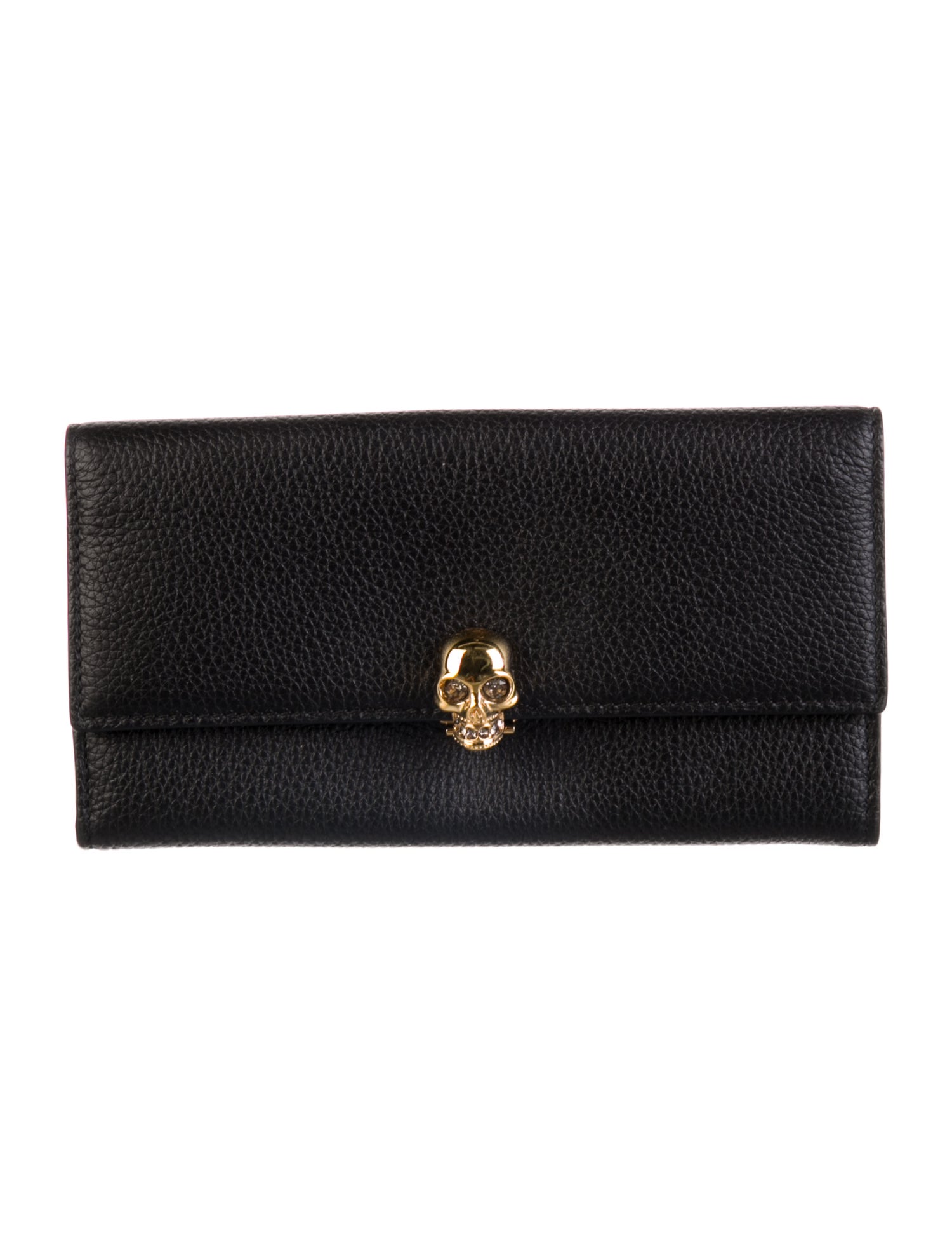Alexander McQueen Skull Leather Continental Wallet
