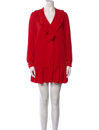 Alexander McQueen Silk Mini Dress