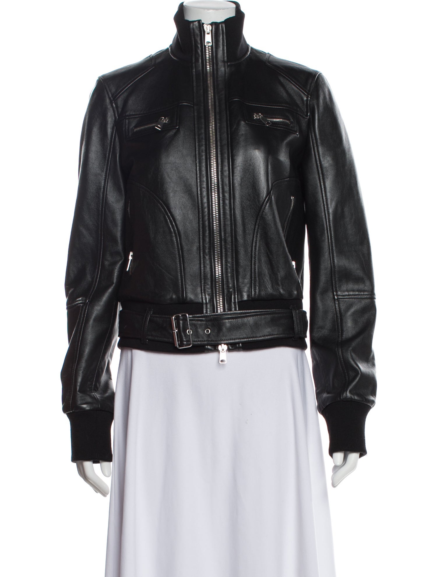 Alexander McQueen Leather Biker Jacket