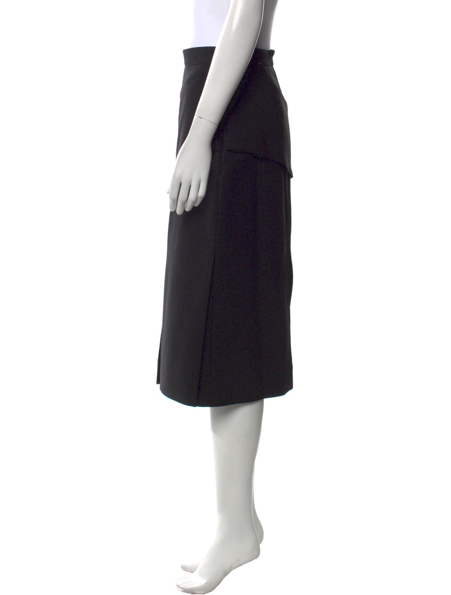 Alexander McQueen Wool Knee-Length Skirt