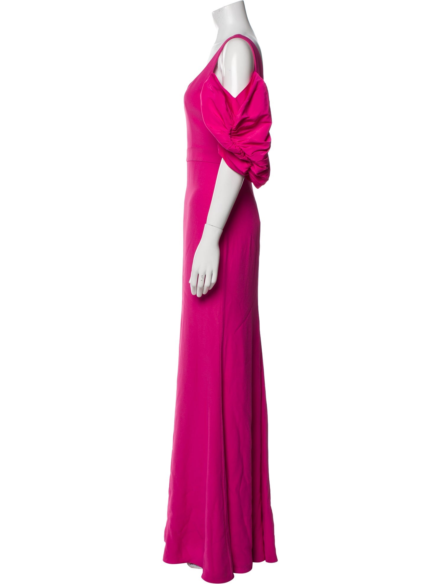Alexander McQueen Scoop Neck Long Dress