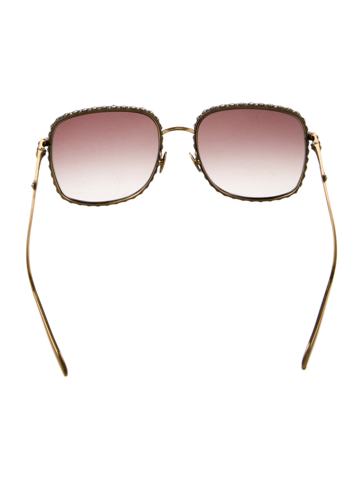 Alexander McQueen Square Gradient Sunglasses