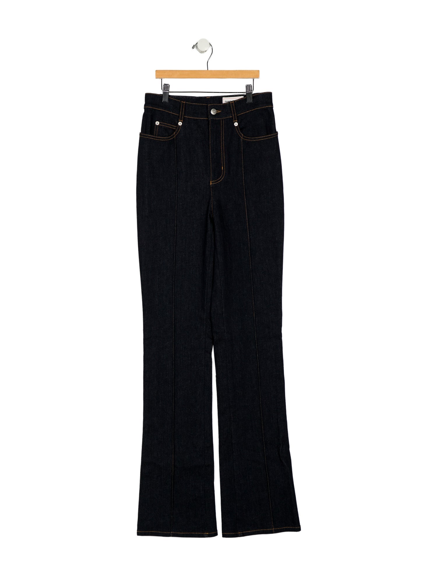 Alexander McQueen High-Rise Wide Leg Jeans