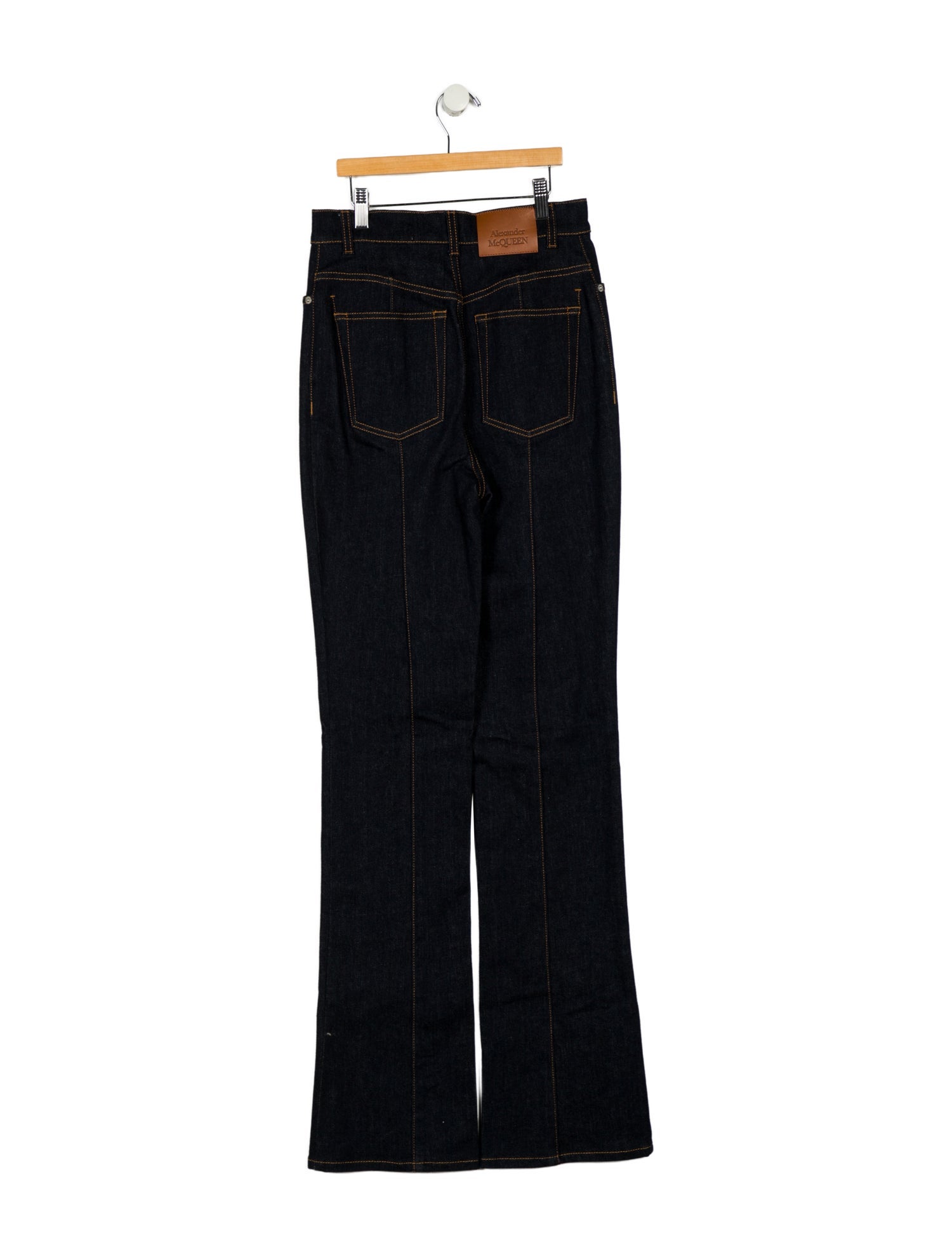 Alexander McQueen High-Rise Wide Leg Jeans