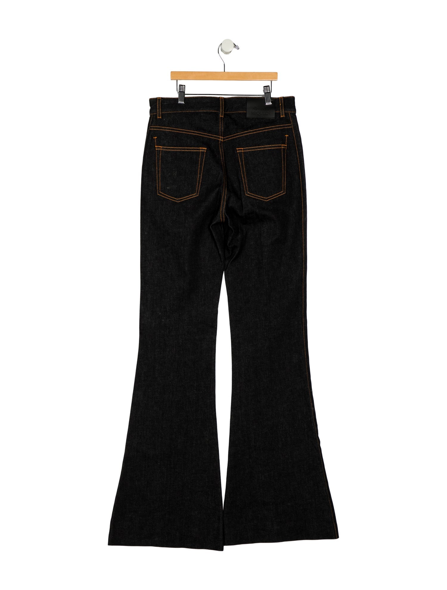 Alexander McQueen High-Rise Wide Leg Jeans
